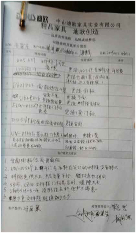 記錄簽字以表誠意